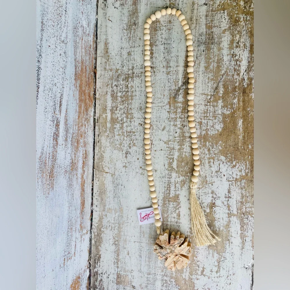 Snowflake Beaded Garland